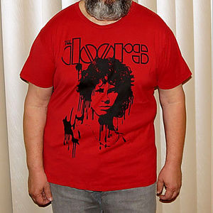 Jim Morrison The Doors RIFF Stars rock Official T-Shirt L NWT